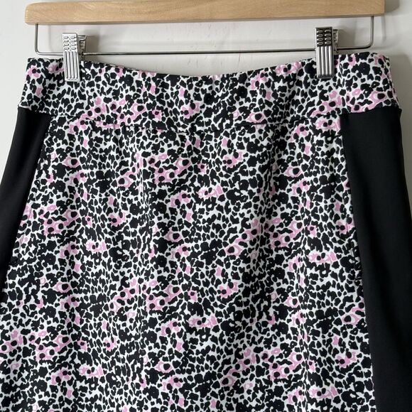 San Soleil Tennis Pickleball Skort SPF 50 Sz S Leopard Print Golf Pull On Pocket - Picture 3 of 9